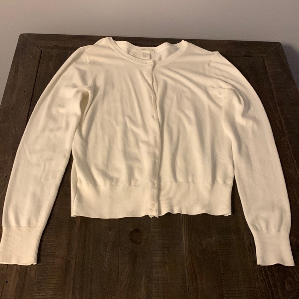 H&M button down sweater